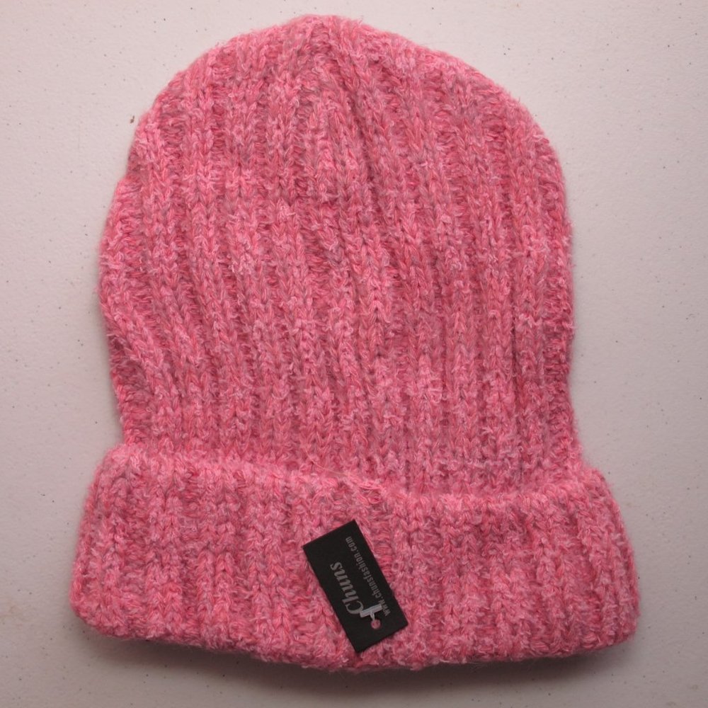 Luxury Soft Knitted Beanies Pink, Green and Red #5. Your choice on color!!!! - Picture 3 of 4